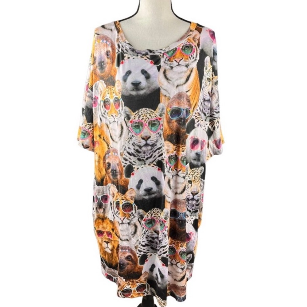 Secret treasure jungle animal tunic